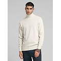pullover a collo alto in cotone e cashmere