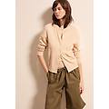- cardigan in lana cotone e cashmere donna naturale taglia xs