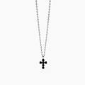 gioielli collana uomo in argento con croce mystical