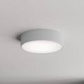 plafoniera cleo 300 grigio sensore ip54 ø 30 cm metallo