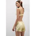 pantaloncino in seta storybook romance donna giallo taglia s