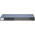 switch di rete gestito 26 porte gigabit ethernet poe+ grigio