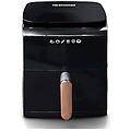 TELEFUNKEN - friggitrice ad aria m09184 capacità 5 litri 1450 watt colore nero rosso cromato