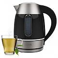 bollitore thermosense 400 visionlight 2200w 1 7l in vetro e acciaio con touch screen