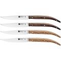 steak-sets set da bistecca liscio 4-pz. marrone
