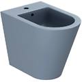 bidet da terra monoforo collezione forma 54 cm ceramica blu royal