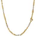 collana uomo oro giallo bianco gl101770