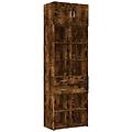 - armadietto rovere fumo 70x42 5x225 cm in legno multistrato