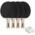 cornilleau. confezione di racchette de ping pong da interno sport pack quattro racchette ping pong