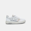 sneaker da donna in pelle bianco