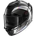 casco spartan gt pro carbon ritmo carbon / anthracite / iridium nero grigio xl