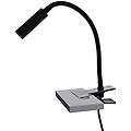 lampada con morsetto lagos nera metallo 30 cm lampada da lettura g9
