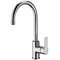 miscelatore monocomando per lavello con canna alta serie red red180cr cromato ottone
