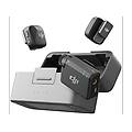 microfono wireless mic mini 2tx+1rx+charging