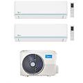 climatizzatore dual split serie evolution 9+18 btu con m2oe-18hfn8-q inverter r-32 wi-fi