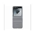 z flip6 cover elegante cover per galaxy grigio
