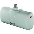 SBS power bank 5000 mah tascabile. compatto. plastica riciclata grs. usb-c integrato