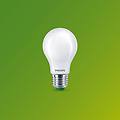 e27 lampadina led a60 4w 840lm 2700k opale confezione da 6