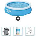 - piscina fuori terra in giro 305x76 cm blu include accessori coordinati cb48