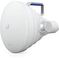 antenna esterna a doppia polarizzazione uisp-horn 19 5 dbi 5 15-6 875 ghz bianca