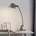 loft c6000 lampada da tavolo curva grigia
