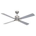 ventilatore da soffitto eco neo iii 132cm 30w cromo spazzolato weng&eacute; o argento