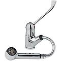 miscelatore monocomando per lavello con doccetta estraibile 02451 cromato ottone