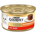 gold tortini 48 x 85 g alimento umido per gatti manzo
