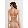 reggiseno a fascia monica in microfibra ultralight donna naturale taglia 4b