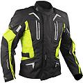 a-pro giacca moto 3 strati termica impermeabile sfoderabile protezioni ce fluo 3xl