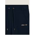 pantaloni slim fit con spacchi laterali dark sapphire donna extra small