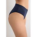 slip in cotone vita semi-alta donna blu taglia 2