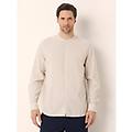 camicia da uomo con colletto alla coreana cotton linen / variante 1 / xxl variante 1