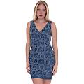tubino smanicato caylee denim medio