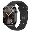 watch series 10 serie 10 gps + cellular 46mm cassa in titanio color ardesia con nero sport band m/l