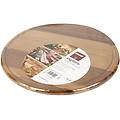 tagliere rotondo in acacia con manico 44x34 cm