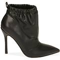 ankle boots neri tacco 10 5 cm