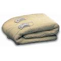 scaldaletto kaleo matrimoniale coperta elettrica 120 w beige lana