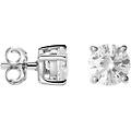 orecchini lobo punto luce grace oro bianco diamante collezione grace oro bianco