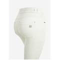 pantaloni n. o. w. skinny vita media tessuto traspirante blanc de blanc donna extra small