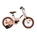 bici bambino dutchy 14 pollici rosa opaco con rotelle