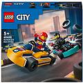city 60400 go-kart e piloti modellini da costruire di mini go kart da corsa veicoli giocattolo per