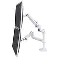 lx dual stacking arm bright white 0