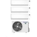 climatizzatore trial split etherea white 9+9+9 con cu-3z52tbe inverter r-32 wi-fi classe a++