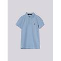 polo in piquet stretch con ricamo