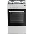 cucina csg42001fw (lxdxa) 50x50x85 bianca forno a gas piano cottura a gas 4 zone coperchio in