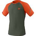 alpine pro maglia trail running uomo green/dark orange 54