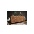 stilmöbel #101 credenza in legno di acacia laccato / marrone chiaro 160x46x84