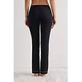 pantalone lungo in micromodal donna nero taglia m