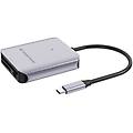 bian09g lettore schede multi-card usb-c 3. 2 gen 2 grigio alluminio alta velocita'